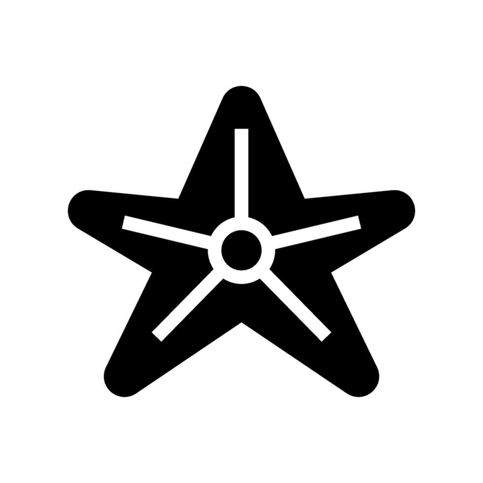 Starfish Icon Vector Symbol Design Illustration