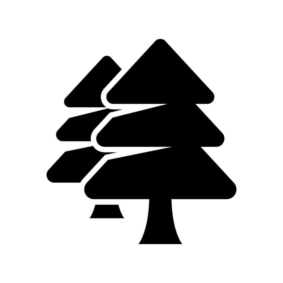 Forest Icon Vector Symbol Design Illustration