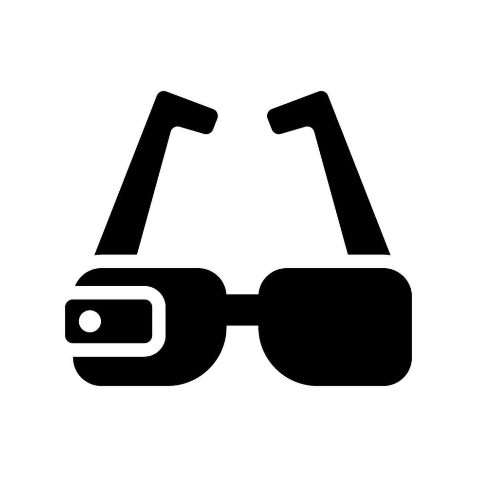 Smart Glasses Icon Vector Symbol Design Illustration