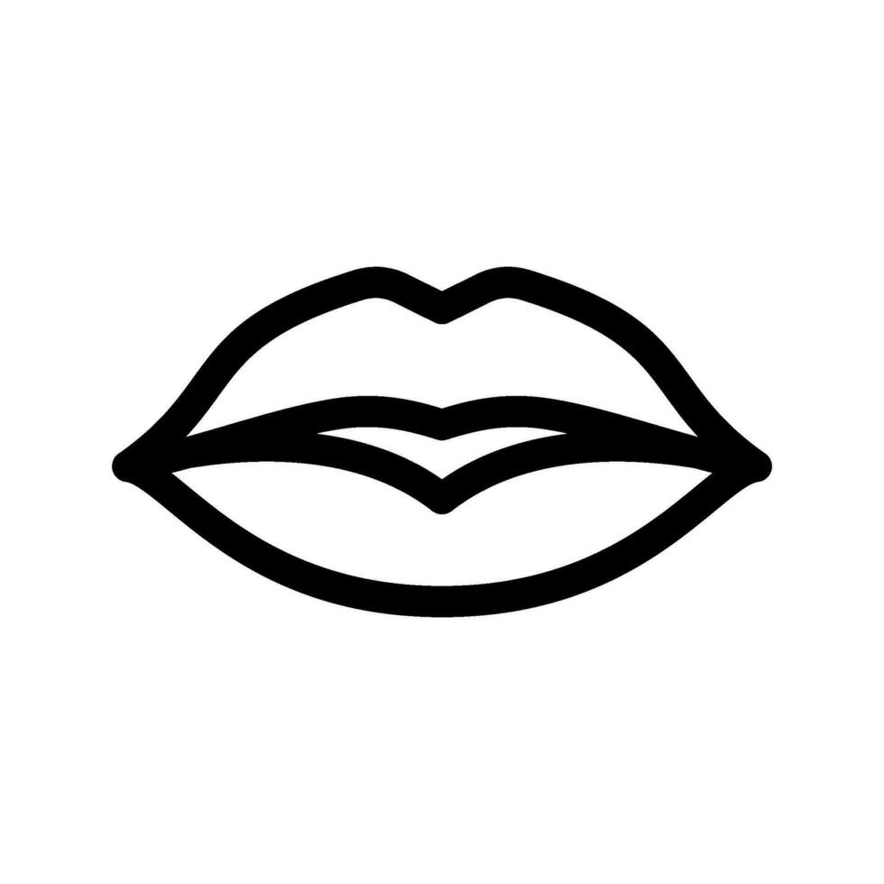 labios icono vector símbolo diseño ilustración