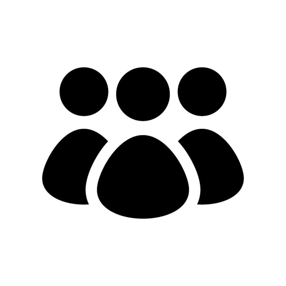 Group Icon Vector Symbol Design Illustration