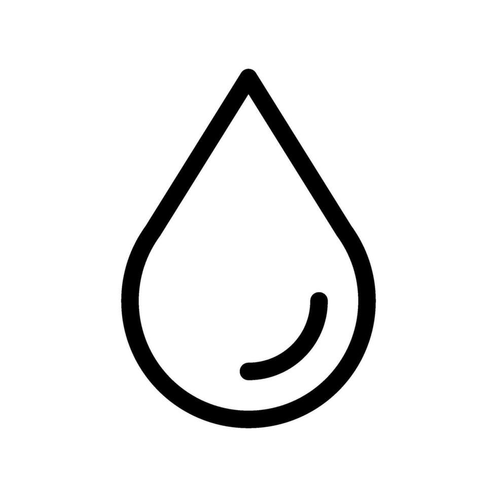 Drop Icon Vector Symbol Design Illustration