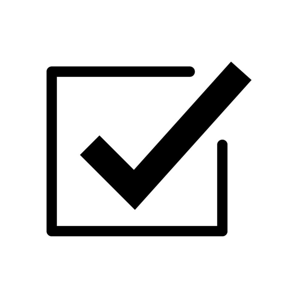 Check Icon Vector Symbol Design Illustration