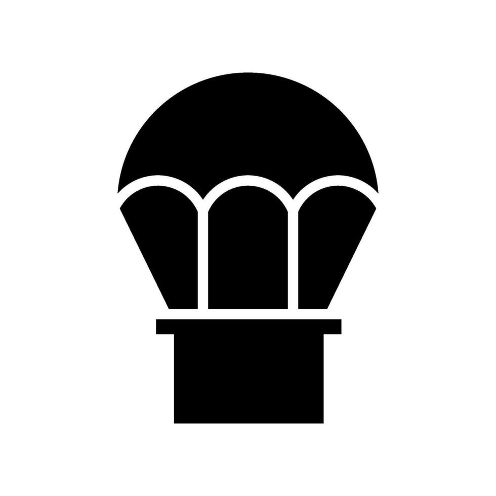 Parachute Icon Vector Symbol Design Illustration