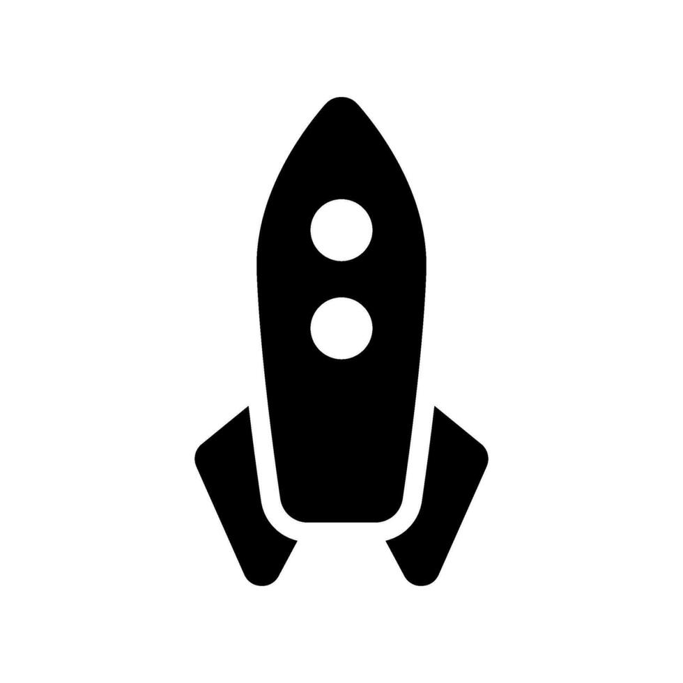 Rocket Icon Vector Symbol Design Illustration