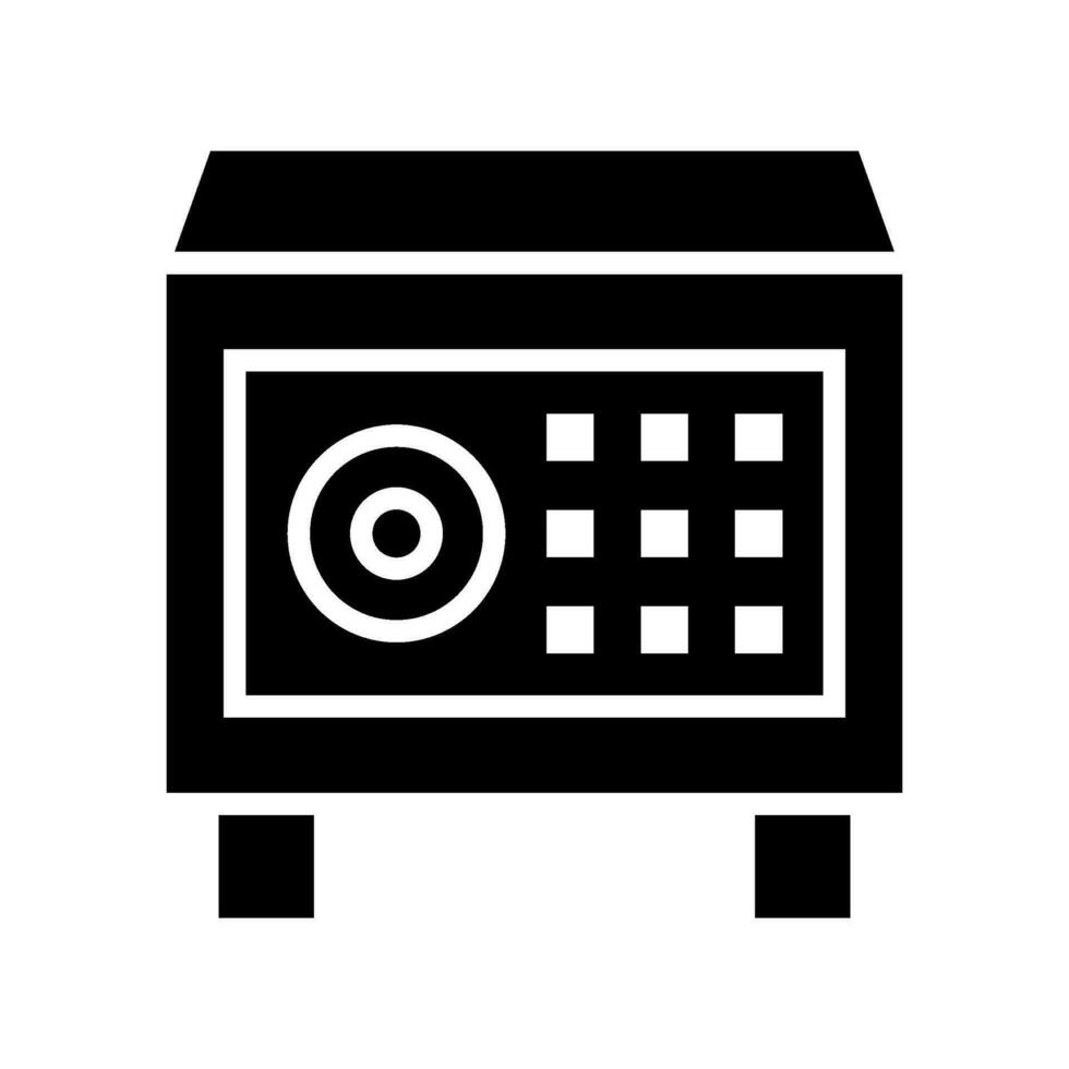 Safebox Icon Vector Symbol Design Illustration