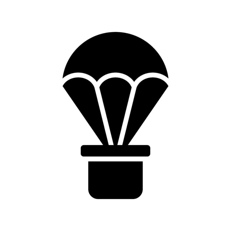 Parachute Icon Vector Symbol Design Illustration