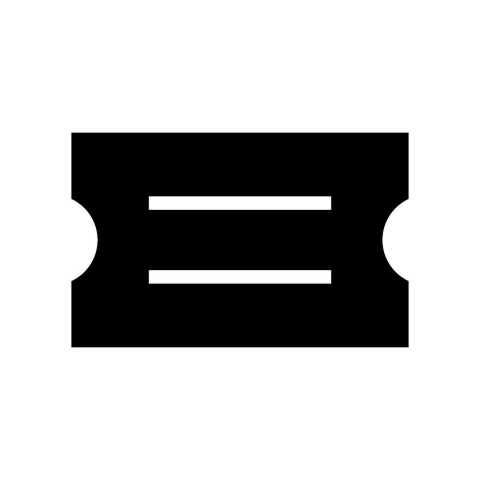 Ticket Icon Vector Symbol Design Illustration
