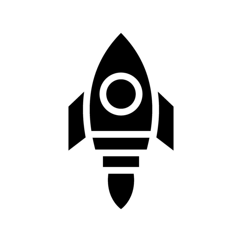 Rocket Icon Vector Symbol Design Illustration