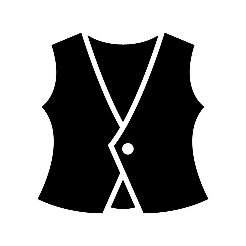 Vest Icon Vector Symbol Design Illustration