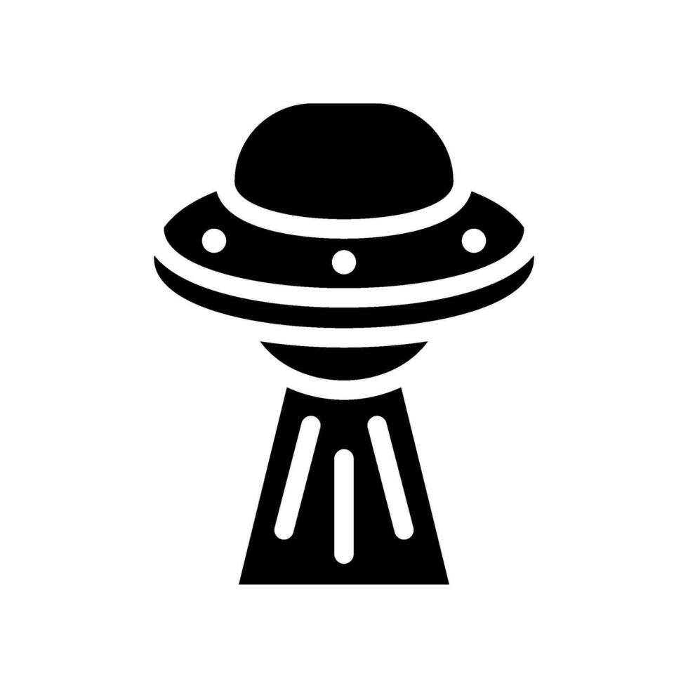 Spaceship Icon Vector Symbol Design Illustration