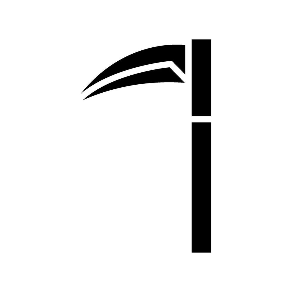 Scythe Icon Vector Symbol Design Illustration