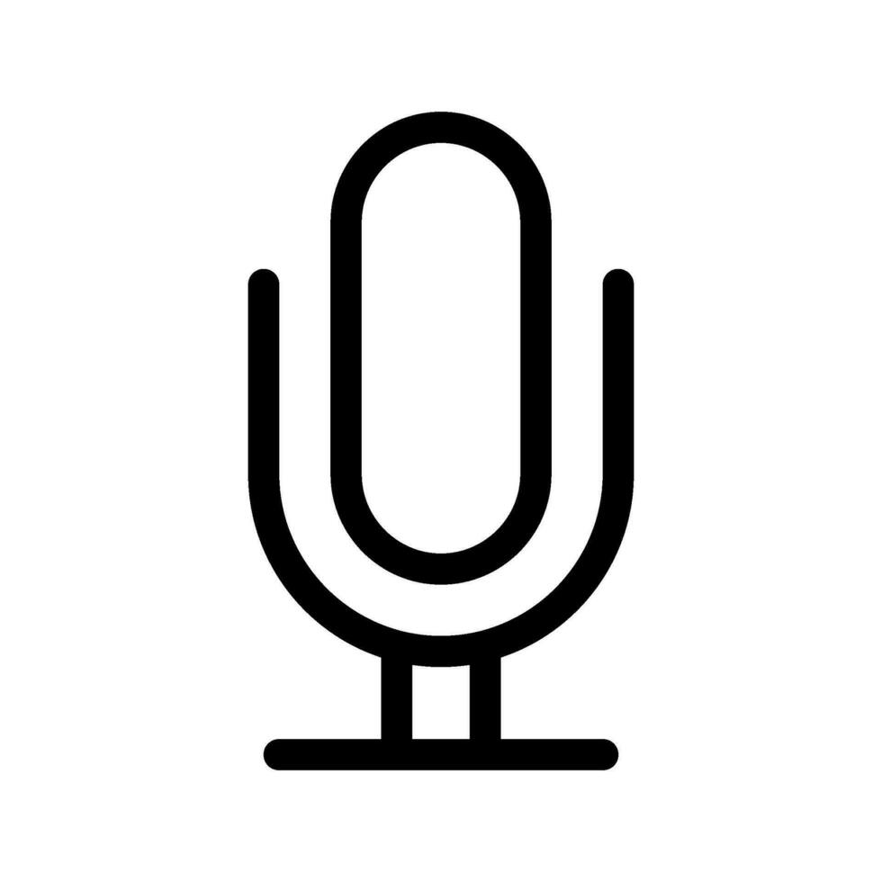 Microphone Icon Vector Symbol Design Illustration