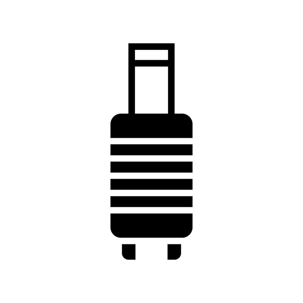 Suitcase Icon Vector Symbol Design Illustration