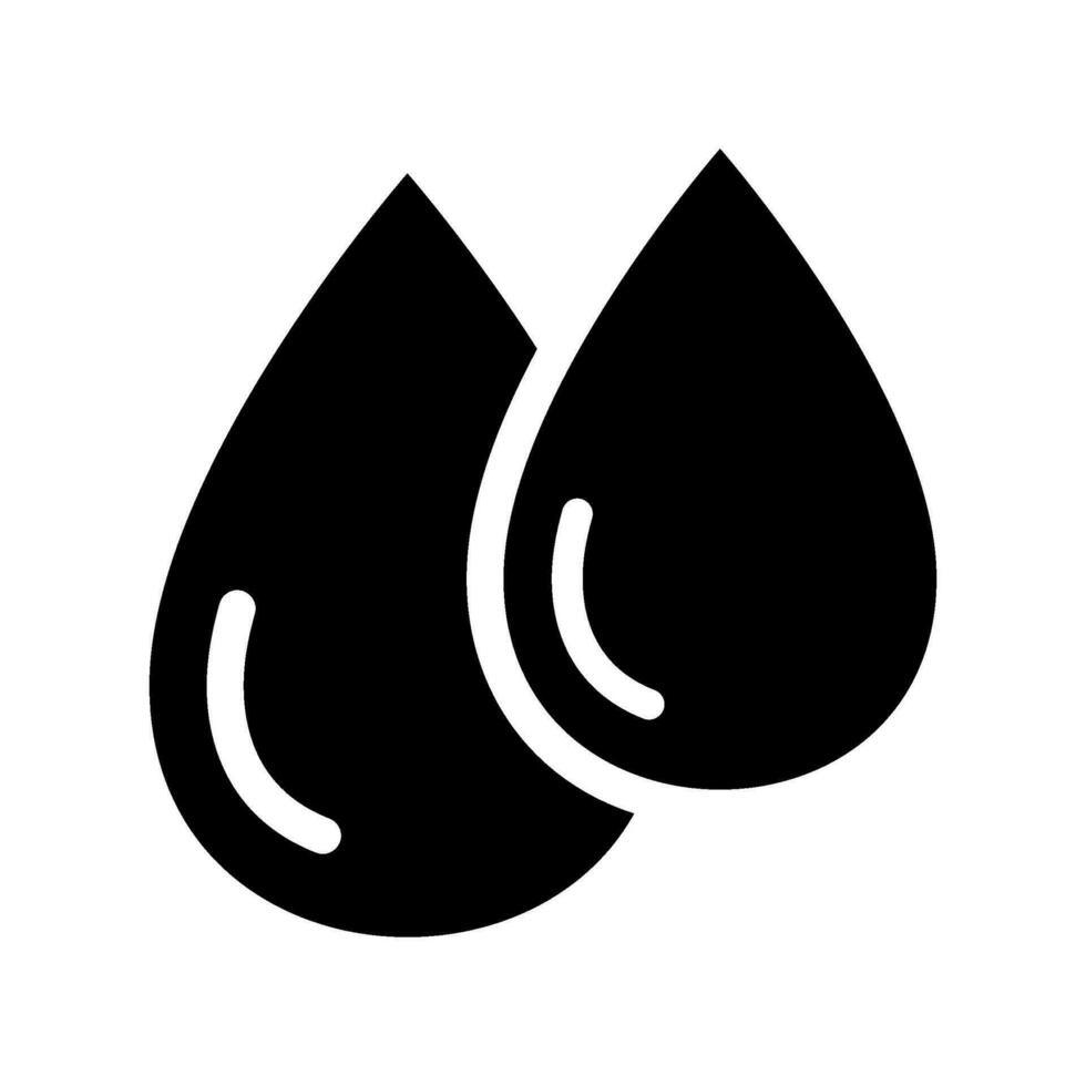 Water Drop Icon Vector Symbol Design Illustration