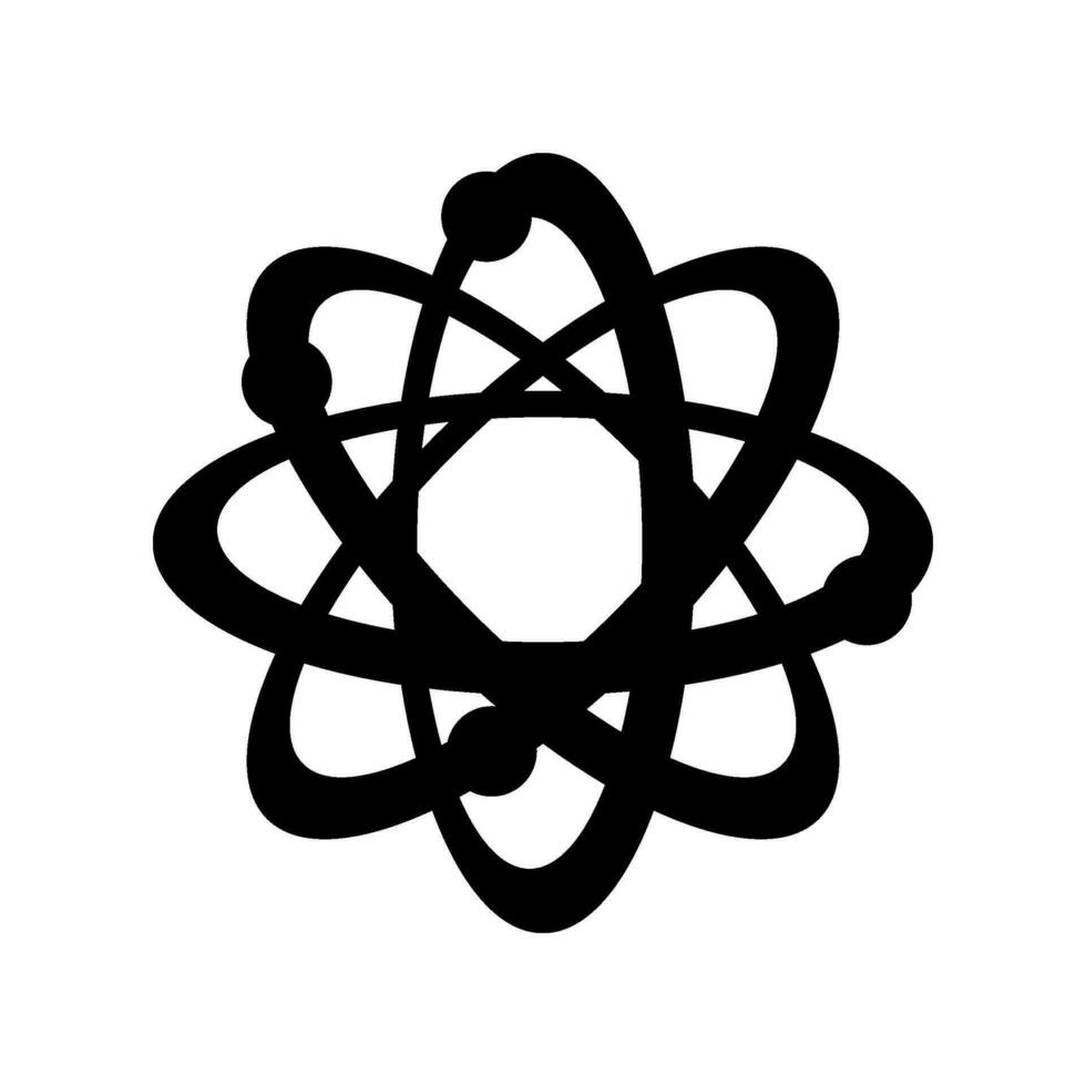 Atom Icon Vector Symbol Design Illustration