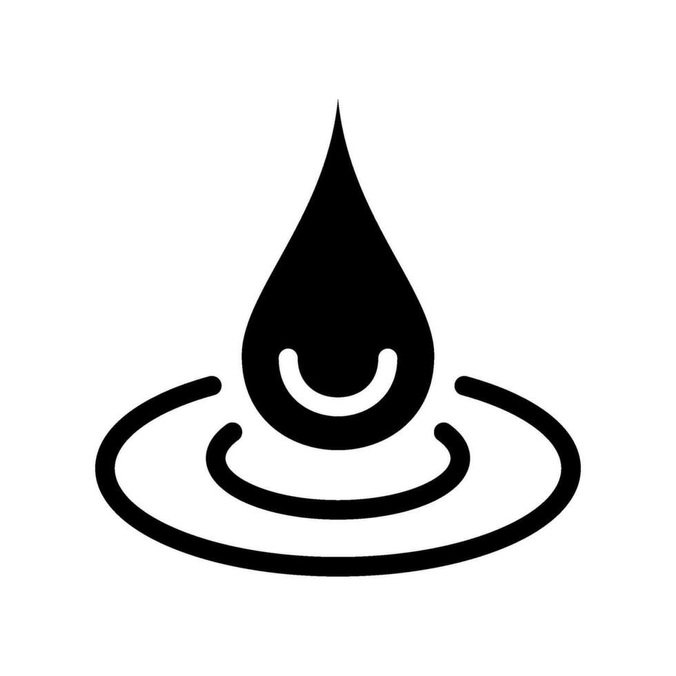 Water Drop Icon Vector Symbol Design Illustration