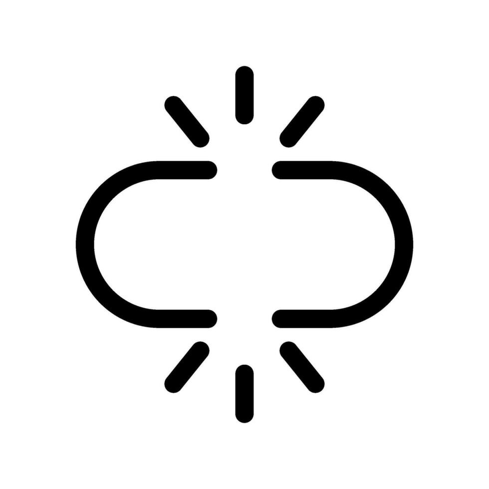 Unlink Icon Vector Symbol Design Illustration