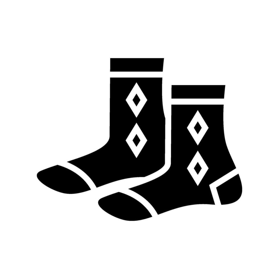 calcetines icono vector símbolo diseño ilustración