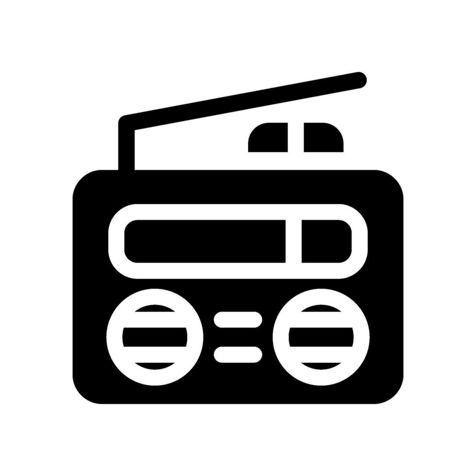 Radio Icon Vector Symbol Design Illustration