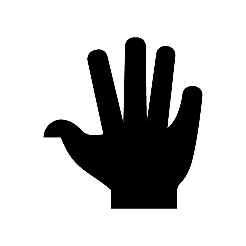 Hand Icon Vector Symbol Design Illustration