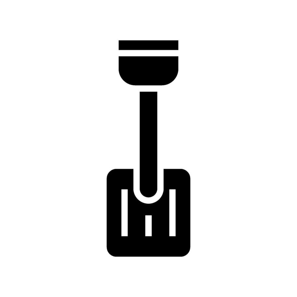 Snow Shovel Icon Vector Symbol Design Illustration