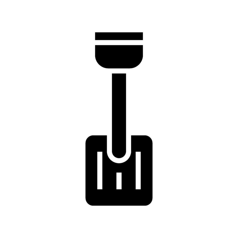 Snow Shovel Icon Vector Symbol Design Illustration