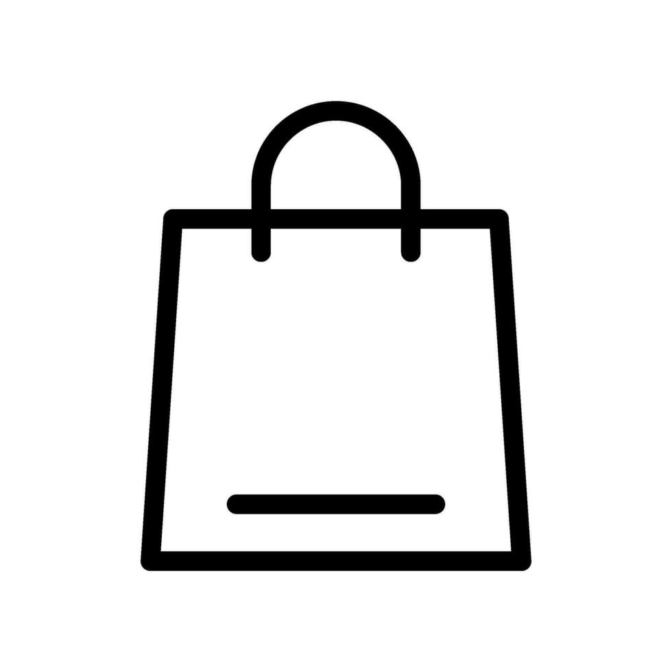 Bag Icon Vector Symbol Design Illustration