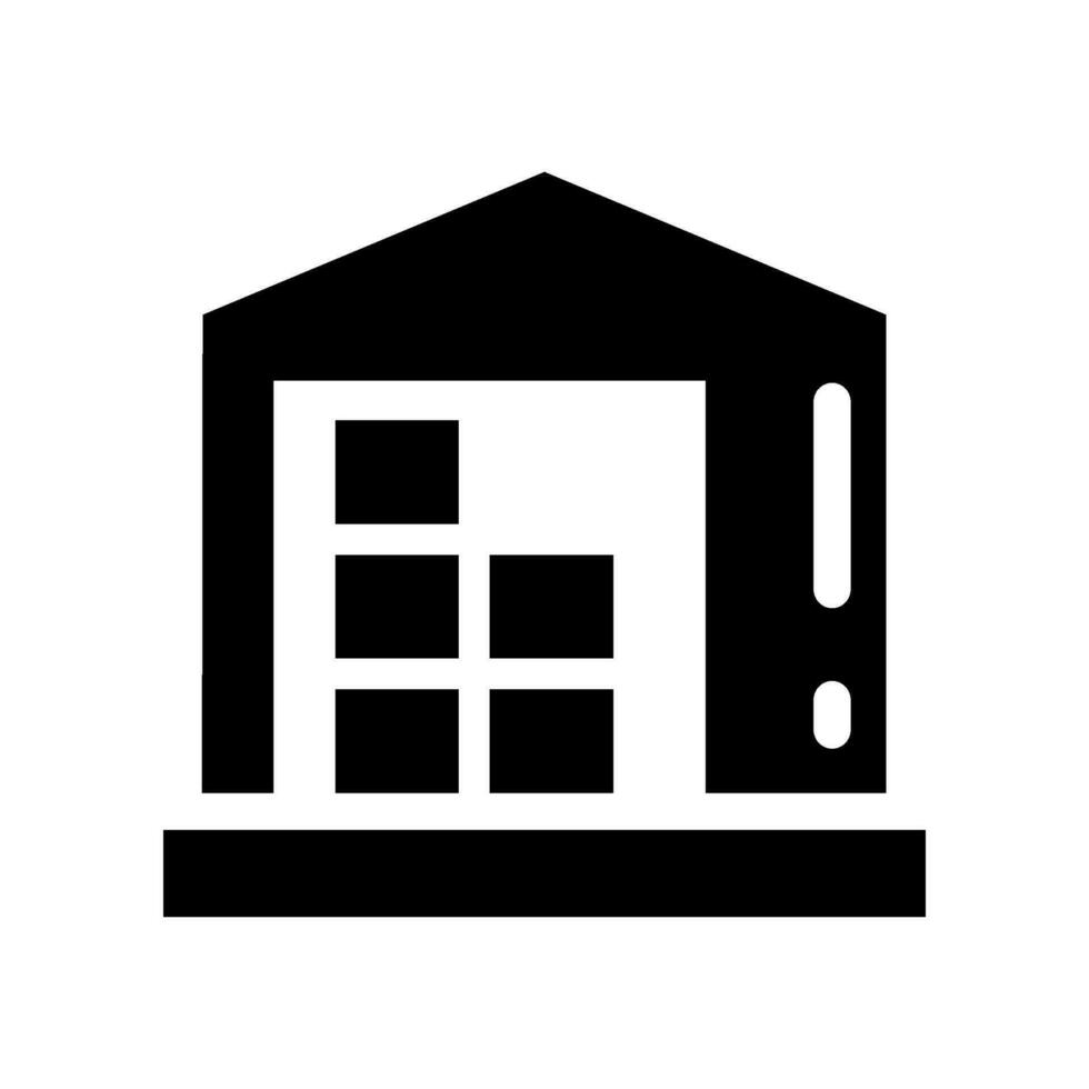 Warehouse Icon Vector Symbol Design Illustration