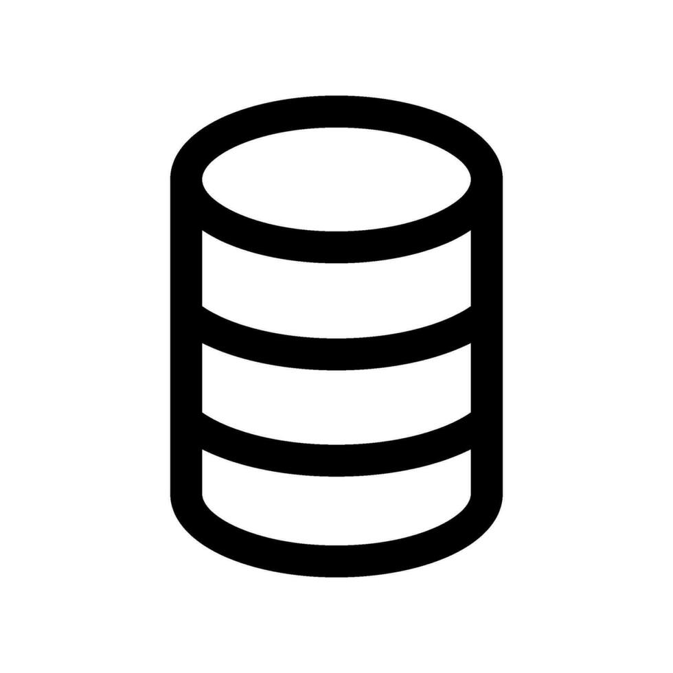 Database Icon Vector Symbol Design Illustration