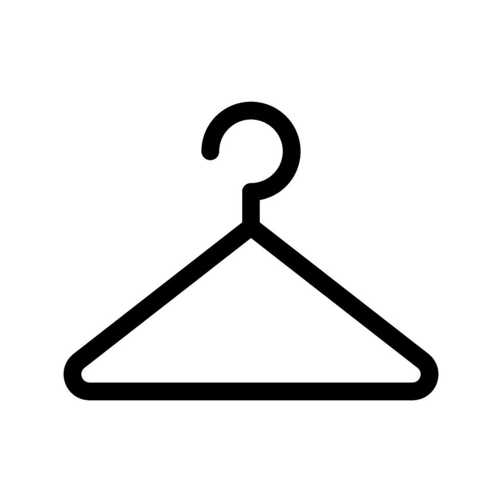 Clothes Hanger Icon Vector Symbol Design Illustration