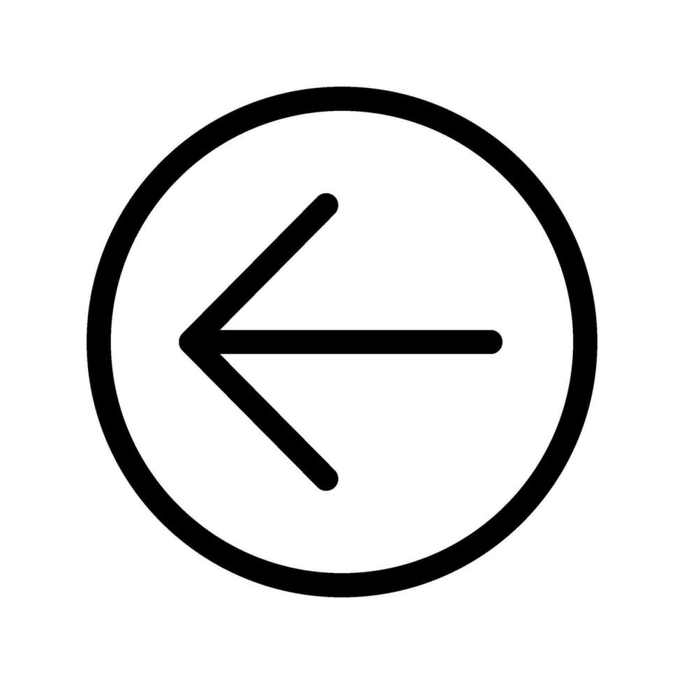Left Icon Vector Symbol Design Illustration