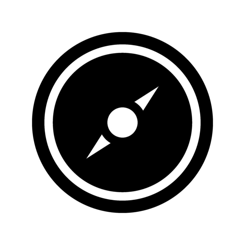 Compass Icon Vector Symbol Design Illustration
