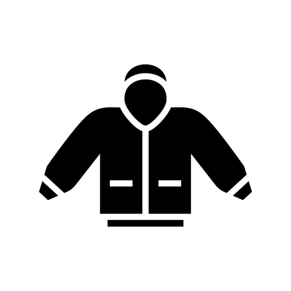 chaqueta icono vector símbolo diseño ilustración
