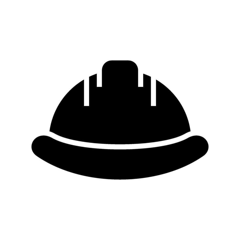 Mining Helmet Icon Vector Symbol Design Illustration