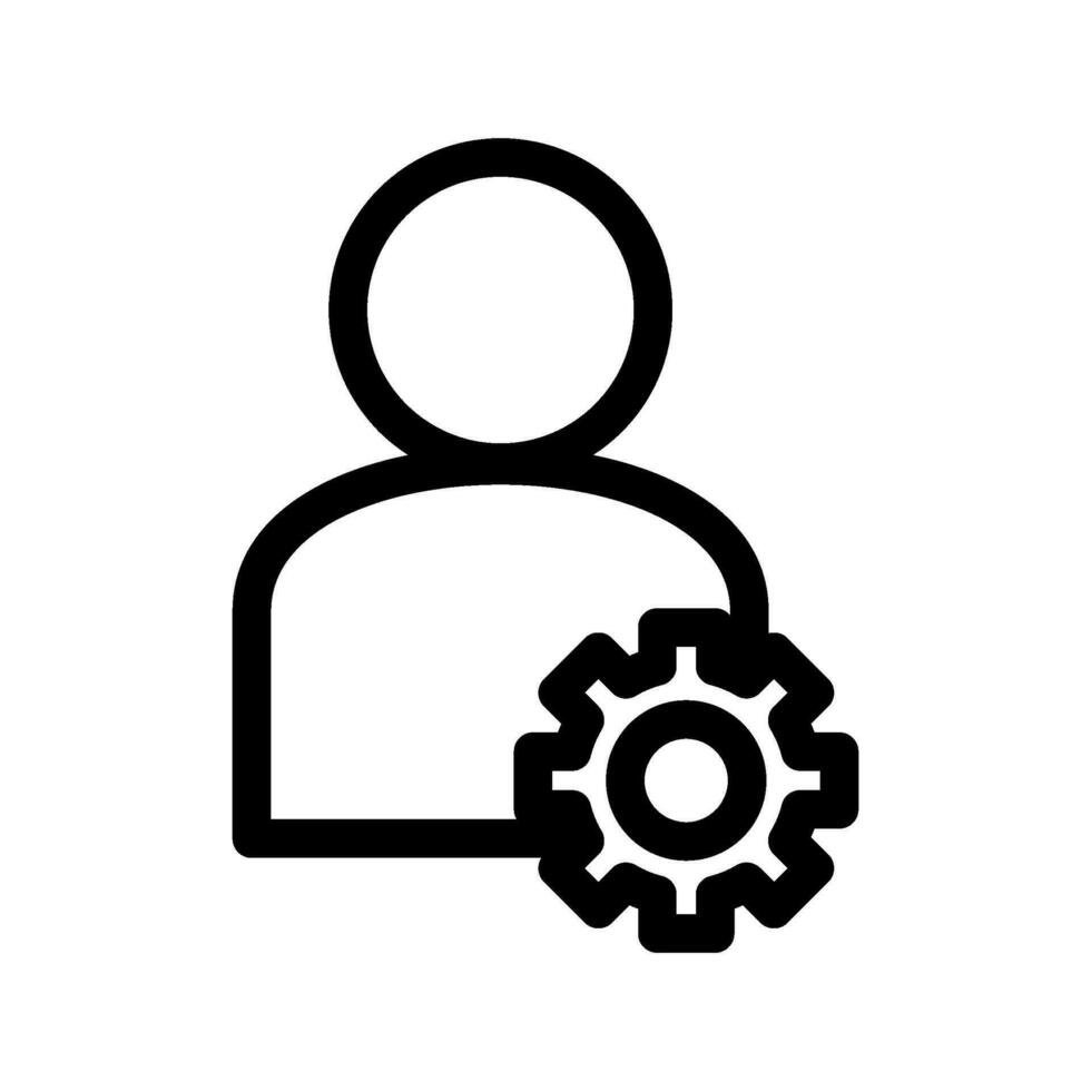 Manager Icon Vector Symbol Design Illustration
