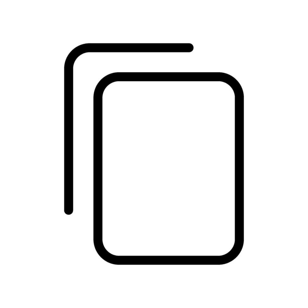 Copy Icon Vector Symbol Design Illustration