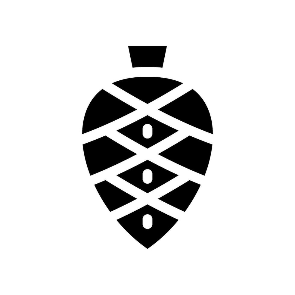Pine Nut Icon Vector Symbol Design Illustration