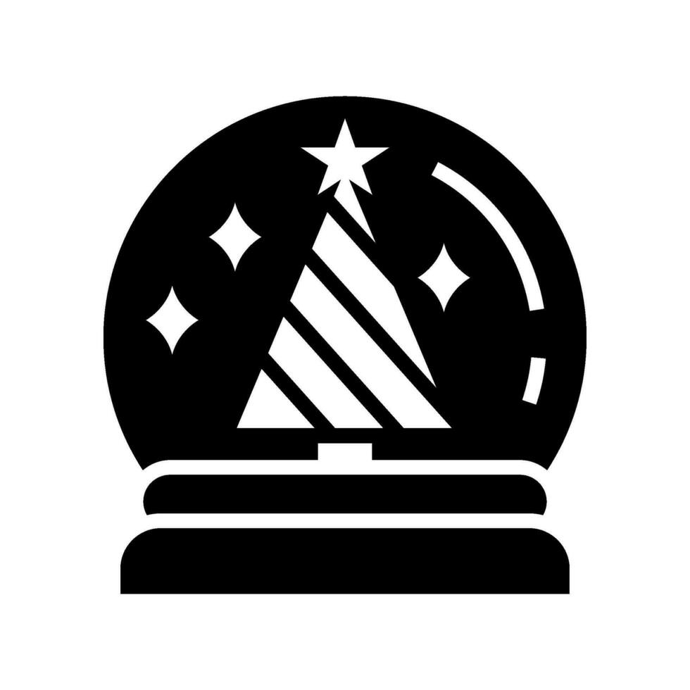 Snow Globe Icon Vector Symbol Design Illustration