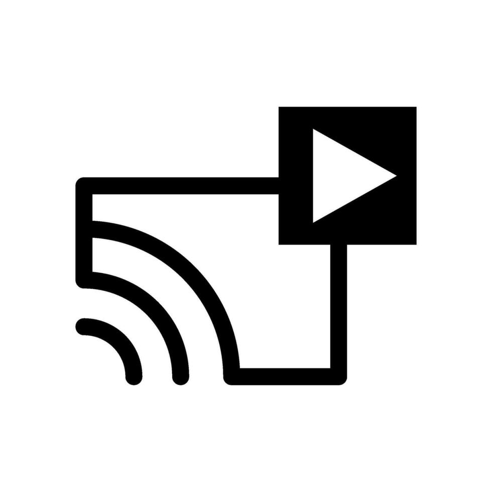 Broadcast Icon Vector Symbol Design Illustration