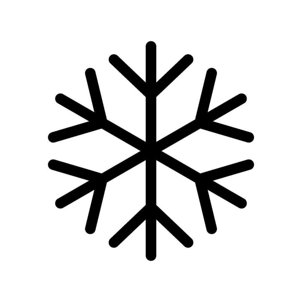 Snow Icon Vector Symbol Design Illustration