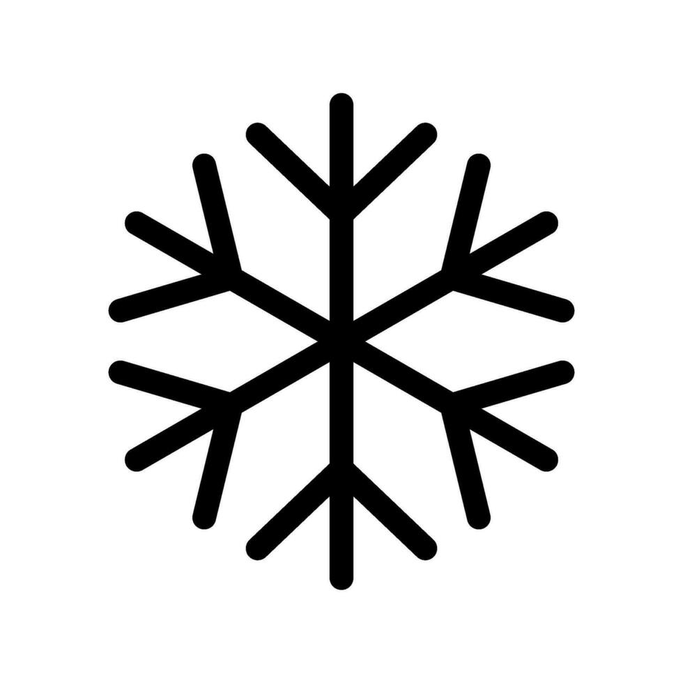 Snow Icon Vector Symbol Design Illustration