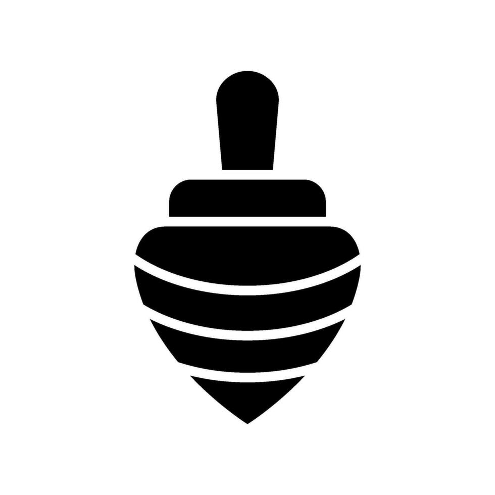Spinning Top Icon Vector Symbol Design Illustration