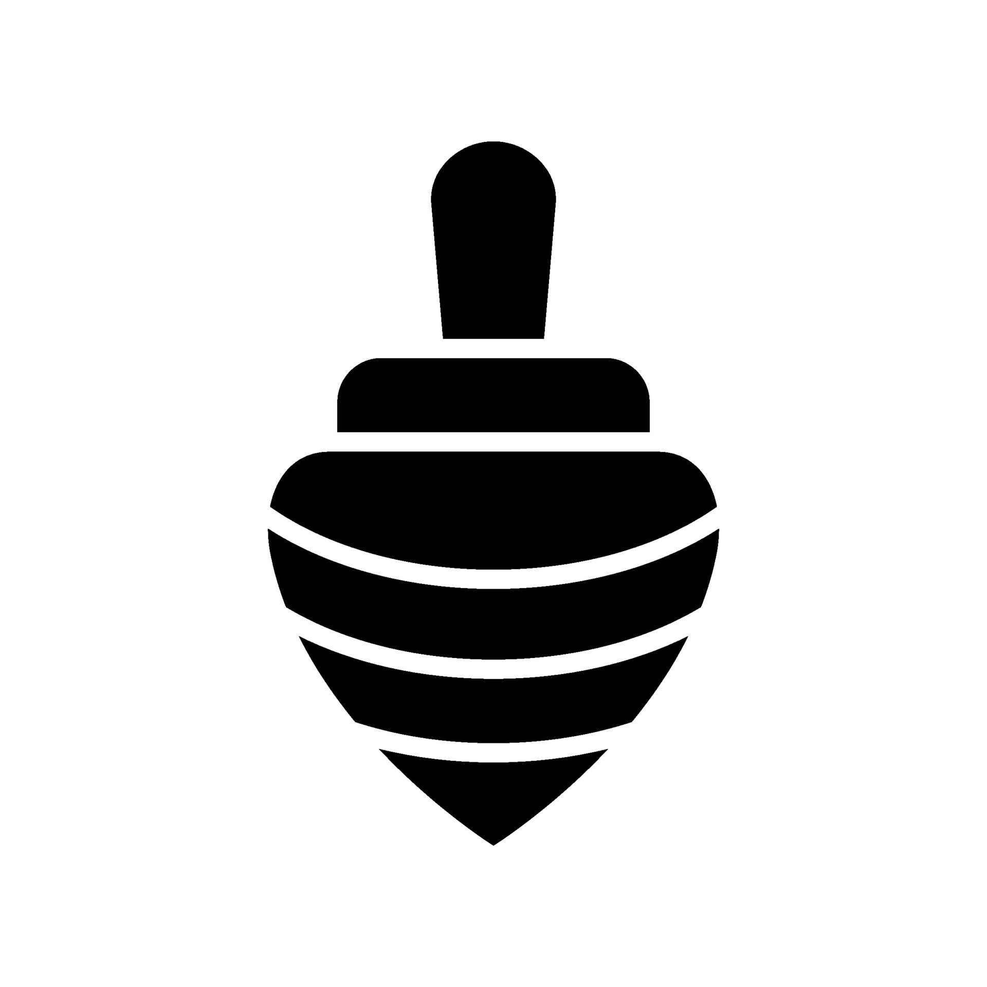 Spinning Top Icon Vector Symbol Design Illustration 26220698 Vector Art