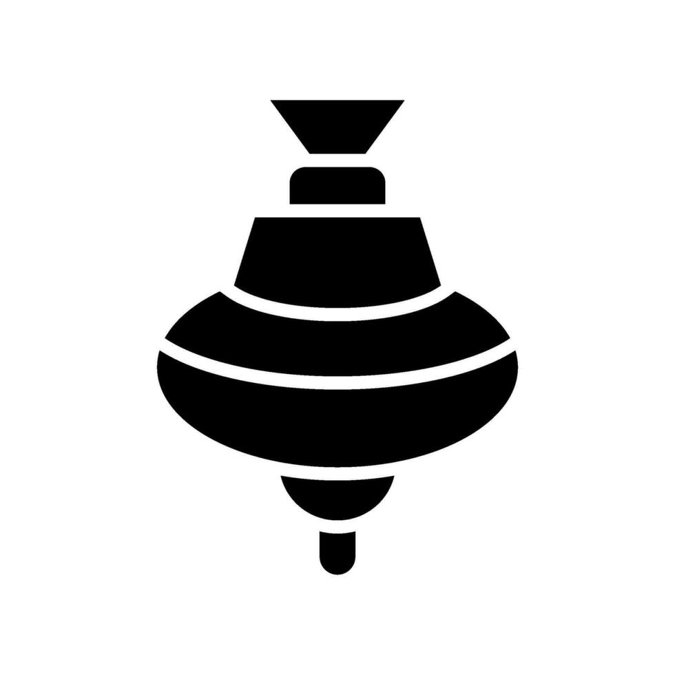 Spinning Top Icon Vector Symbol Design Illustration