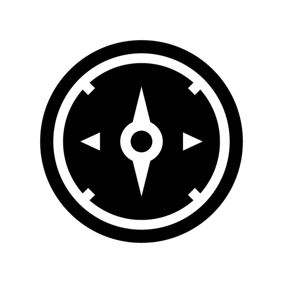 Compass Icon Vector Symbol Design Illustration