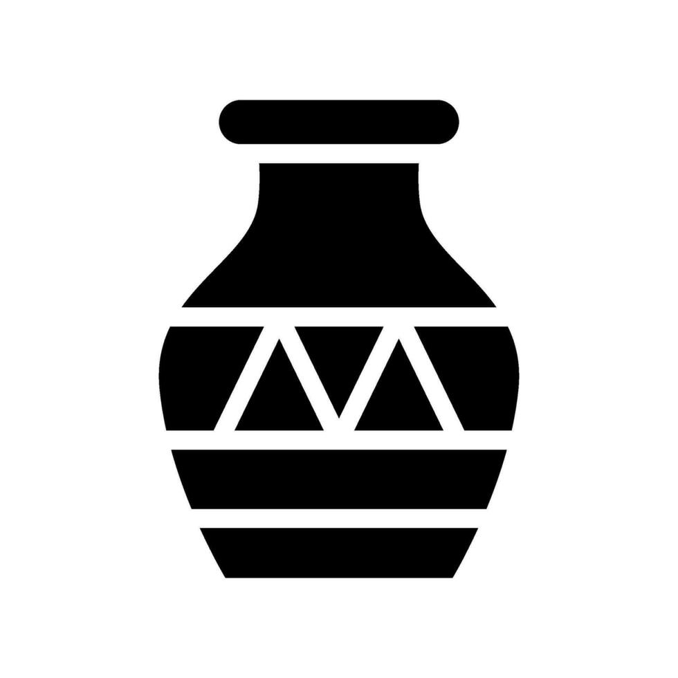 Vase Icon Vector Symbol Design Illustration