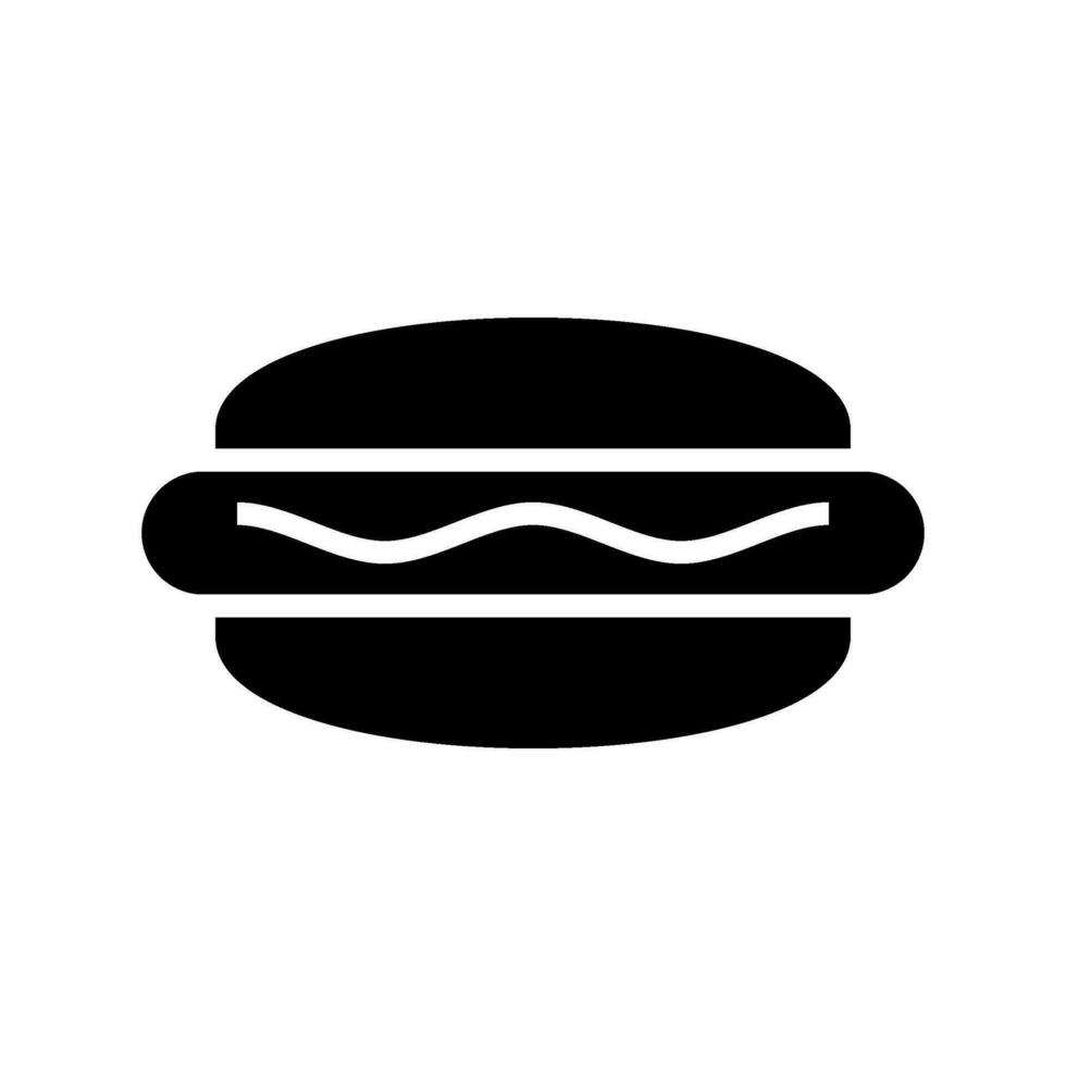 Burger Icon Vector Symbol Design Illustration