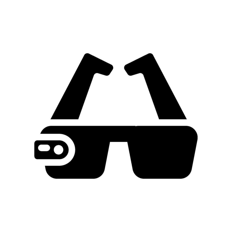 Smart Glasses Icon Vector Symbol Design Illustration