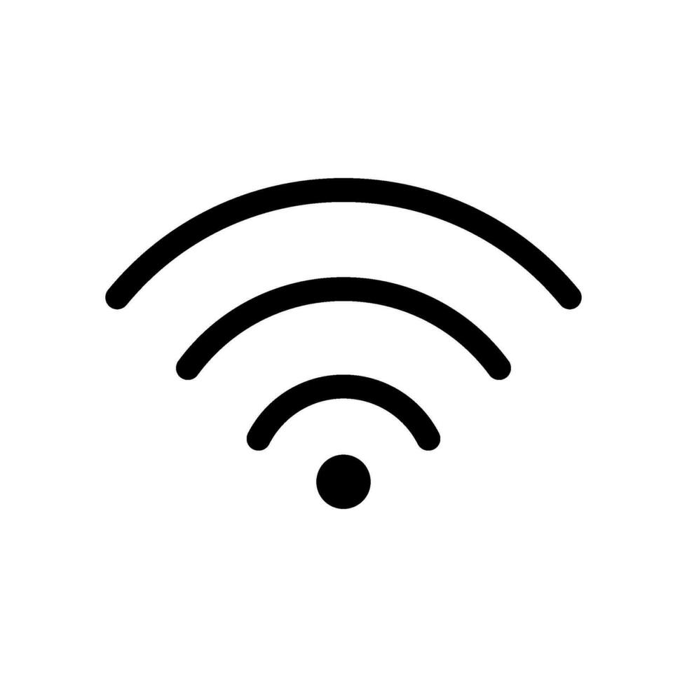 Wifi icono vector símbolo diseño ilustración